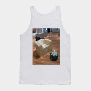 Patio Chair with Black Cat Tank Top